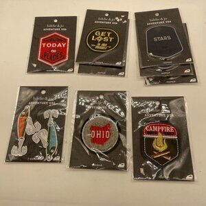 New Hildi & Jo Adventure USA Iron On Appliques Bundle of 9